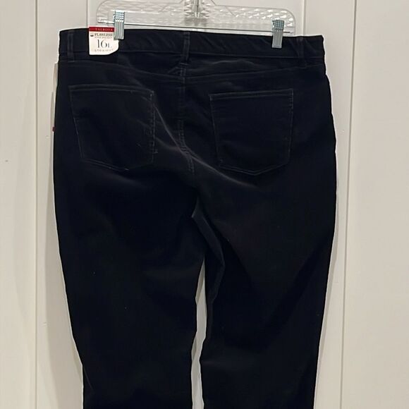 Talbots Black Flawless 5-pocket Straight Corduroy Pants - Picture 4 of 11